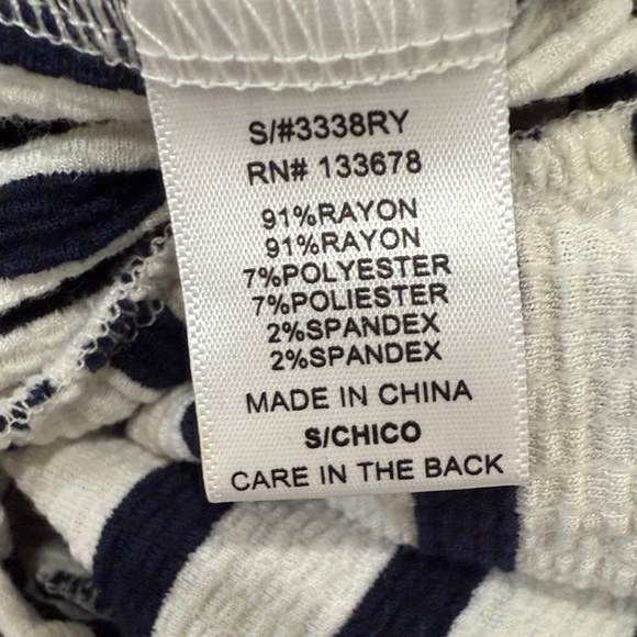 Love Tree Blue and White Striped Jumpsuit Size Small - Picture 6 of 6